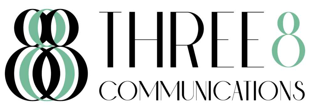 Three8 Communications Logo - Banner image